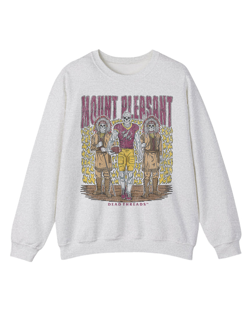 MOUNT PLEASANT FOOTBALL CREWNECK SWEATSHIRT