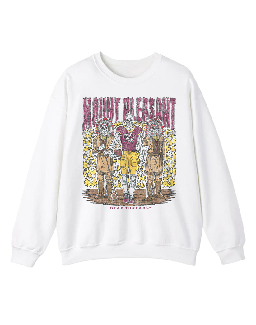 MOUNT PLEASANT FOOTBALL CREWNECK SWEATSHIRT