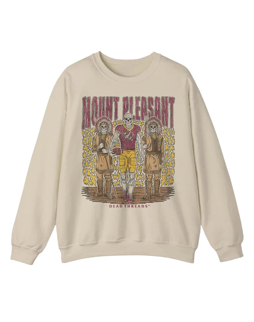 MOUNT PLEASANT FOOTBALL CREWNECK SWEATSHIRT