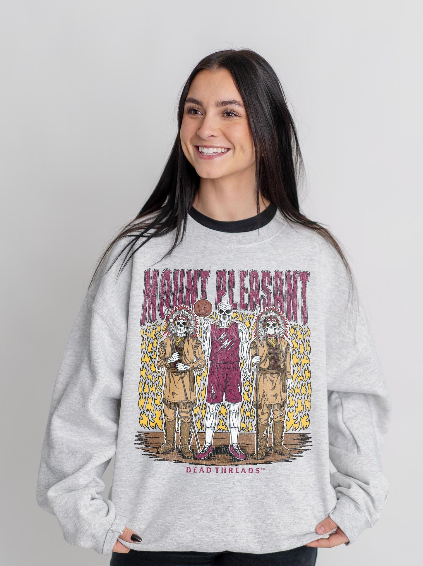 MOUNT PLEASANT BASKETBALL CREWNECK SWEATSHIRT