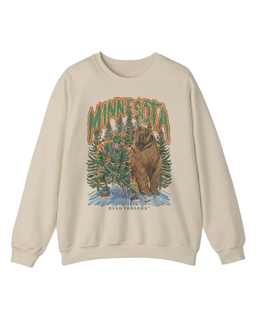 MINNESOTA HOCKEY CREWNECK SWEATSHIRT