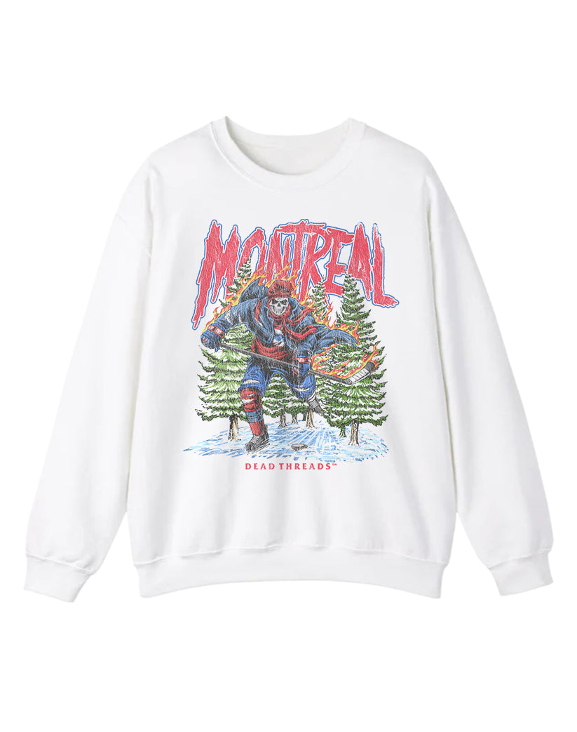 MONTREAL HOCKEY CREWNECK SWEATSHIRT