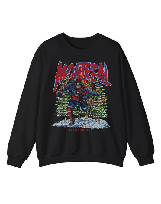 MONTREAL HOCKEY CREWNECK SWEATSHIRT