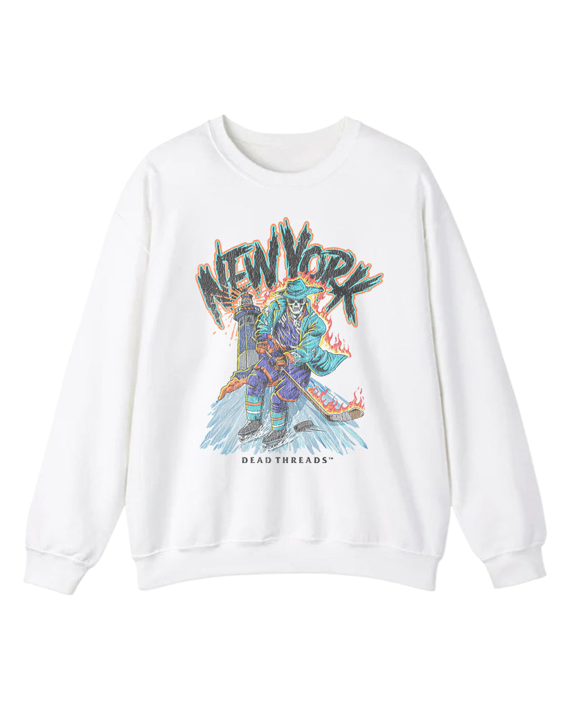 NEW YORK HOCKEY "THE ISLANDER" CREWNECK SWEATSHIRT