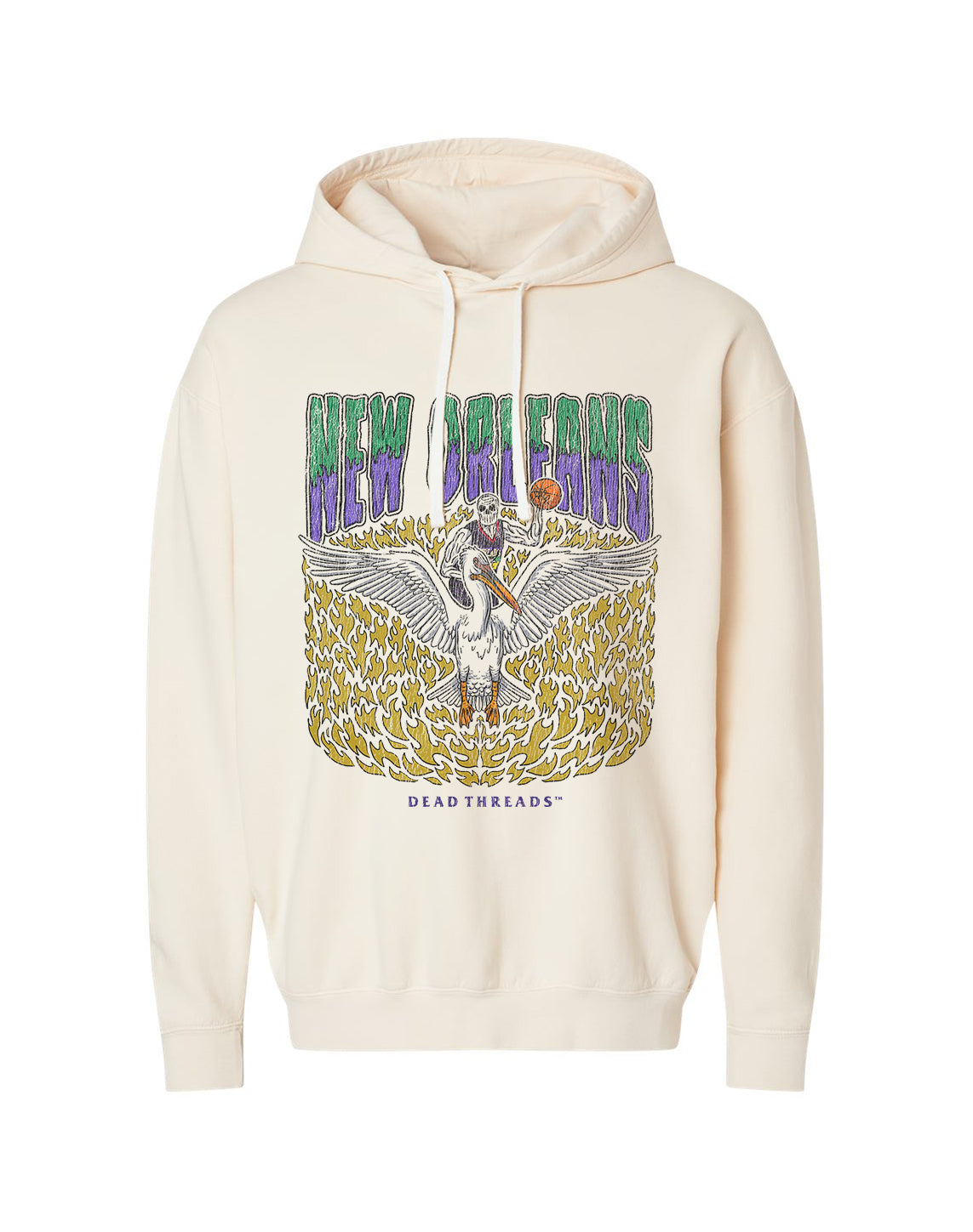 NEW ORLEANS BASKETBALL - LIGHTWEIGHT HOODIE