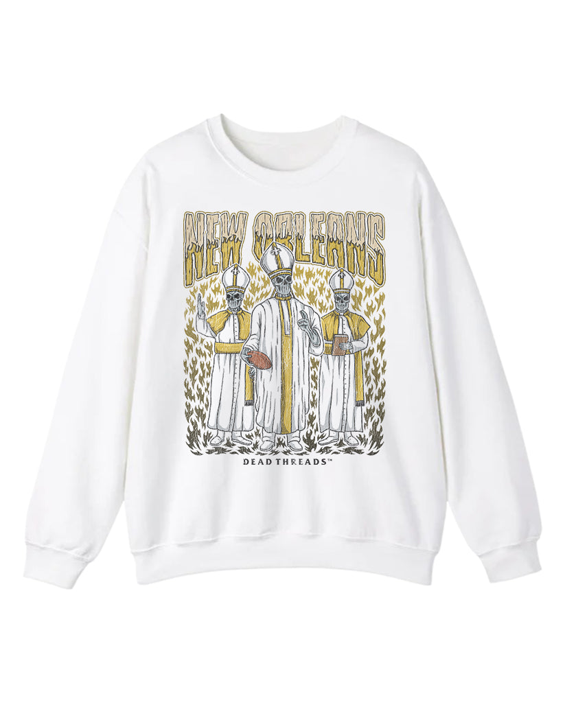 NEW ORLEANS FOOTBALL CREWNECK SWEATSHIRT