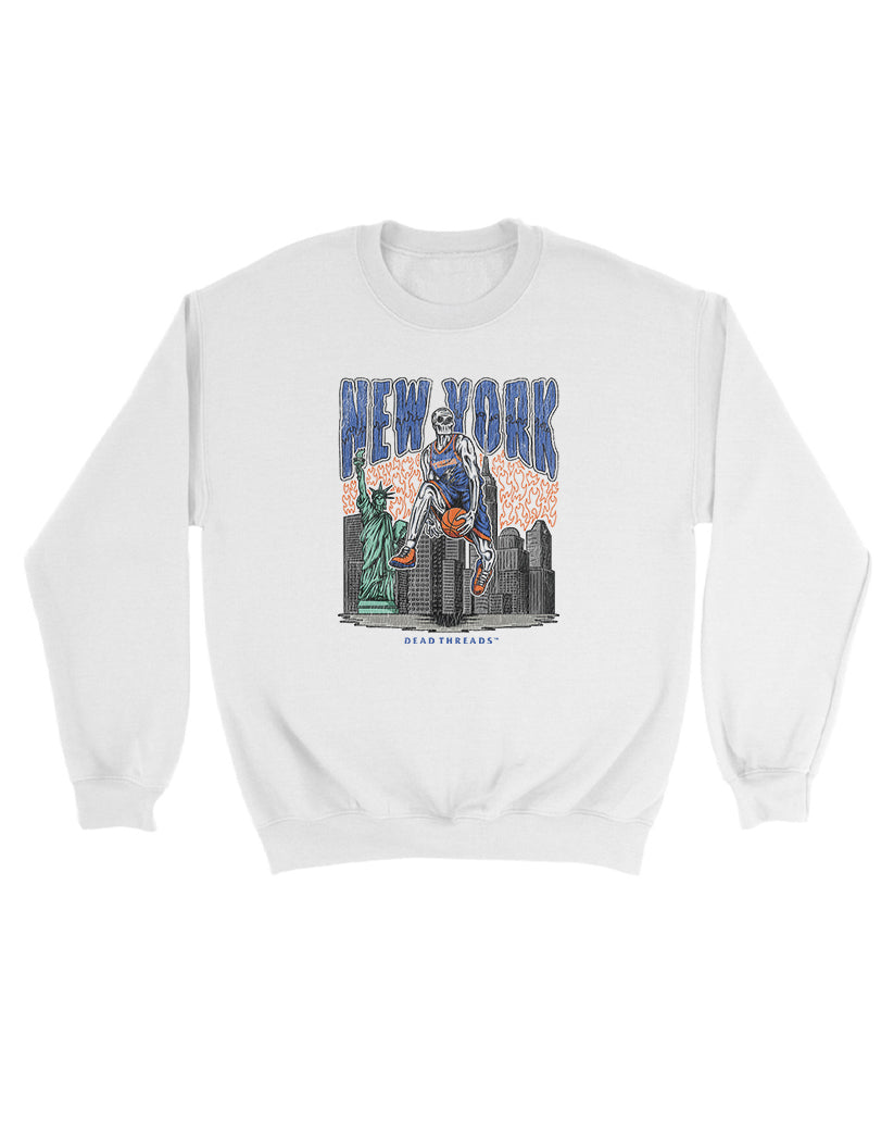 NEW YORK BASKETBALL KIDS CREWNECK SWEATSHIRT