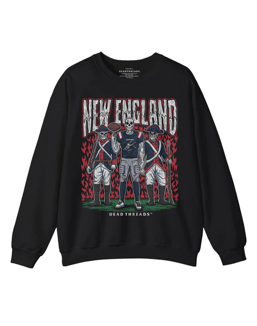 NEW ENGLAND FOOTBALL CREWNECK SWEATSHIRT