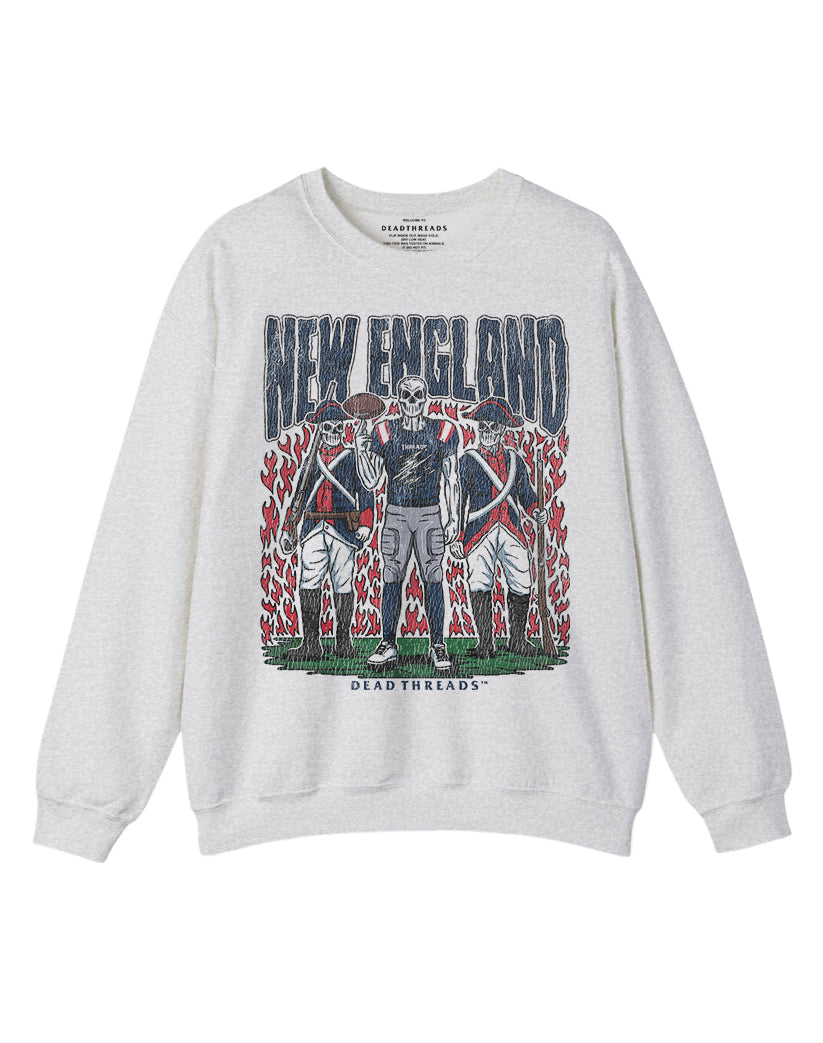 NEW ENGLAND FOOTBALL CREWNECK SWEATSHIRT