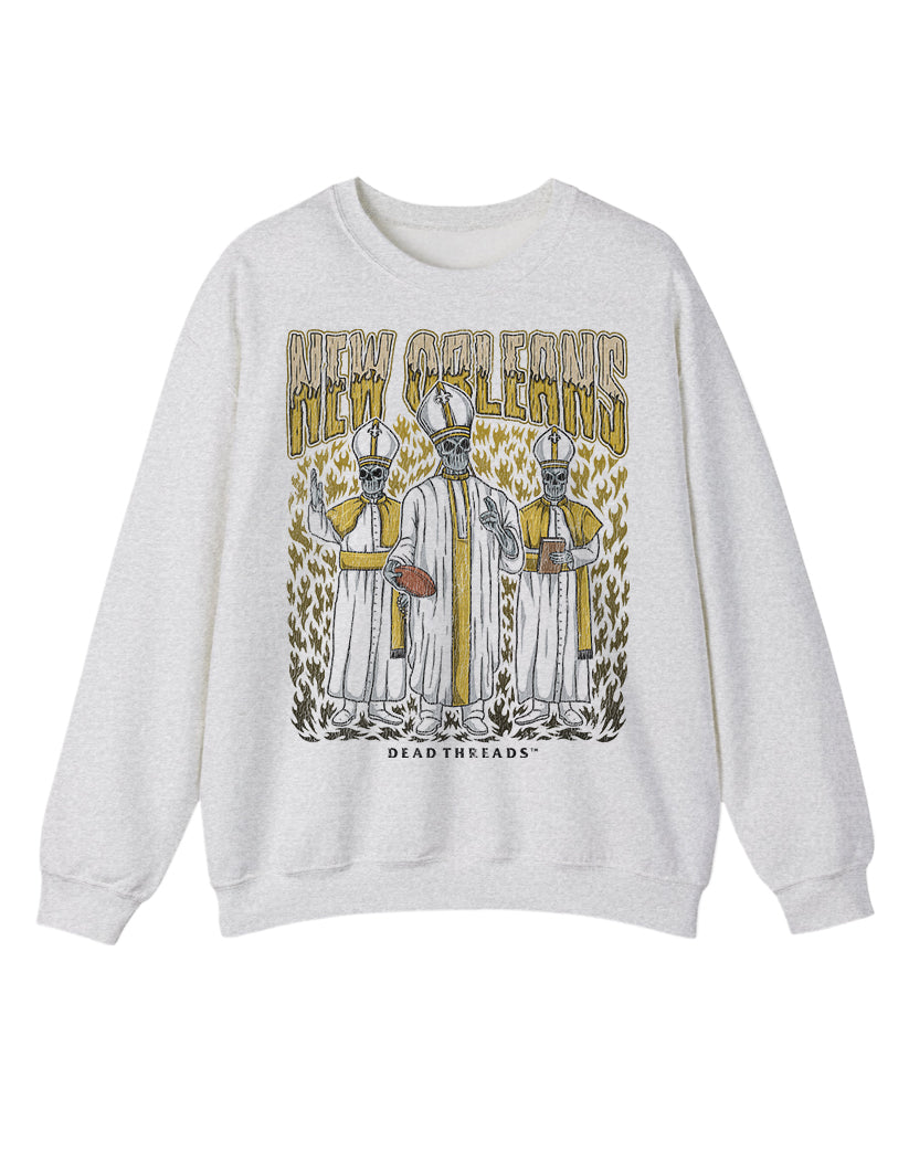 NEW ORLEANS FOOTBALL CREWNECK SWEATSHIRT
