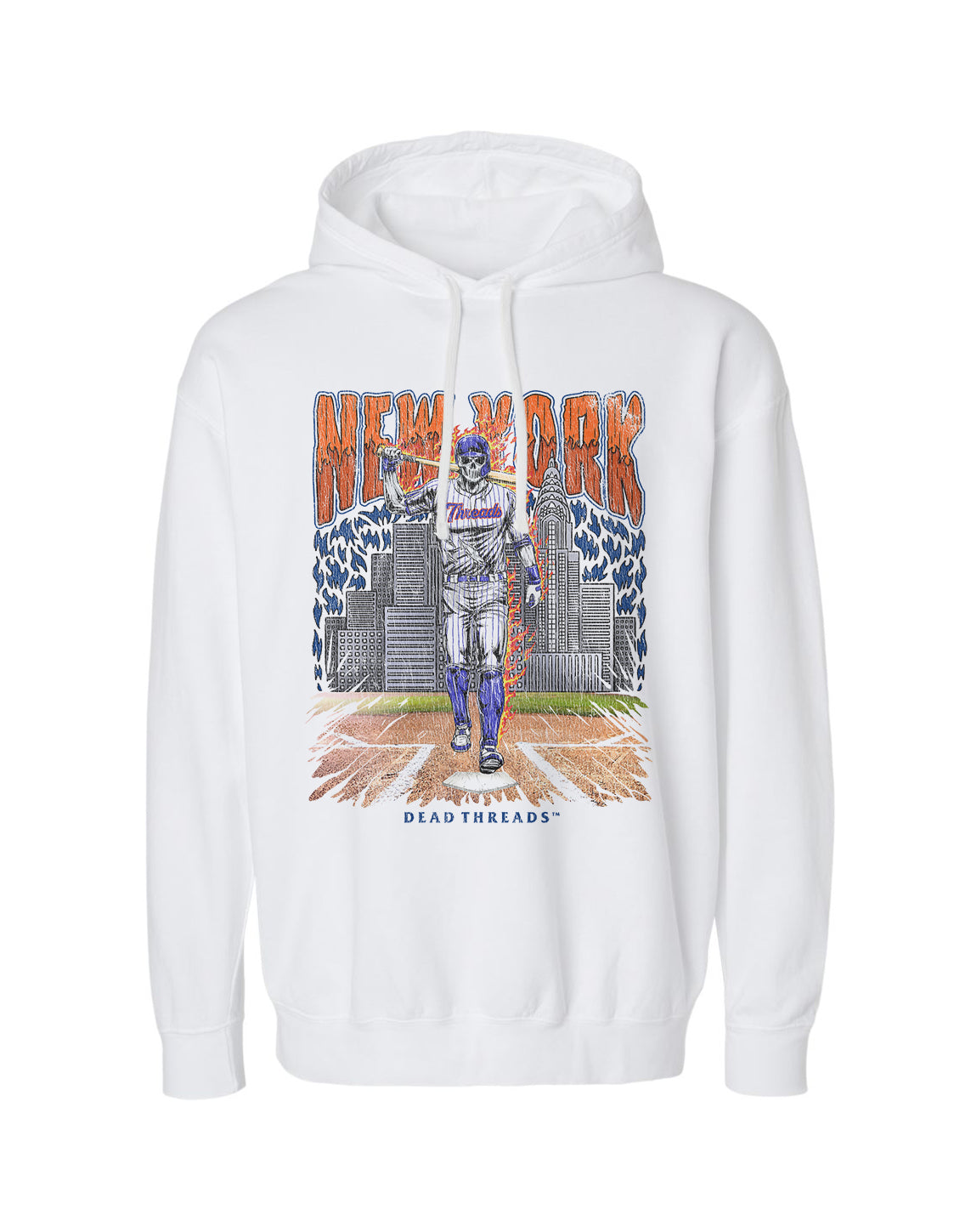 NEW YORK “QUEENS” BASEBALL - LIGHTWEIGHT HOODIE