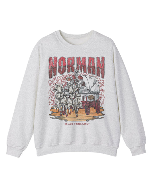 NORMAN FOOTBALL CREWNECK SWEATSHIRT