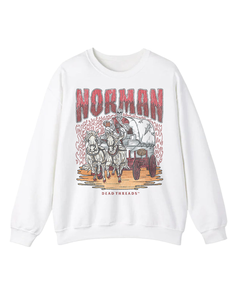 NORMAN FOOTBALL CREWNECK SWEATSHIRT
