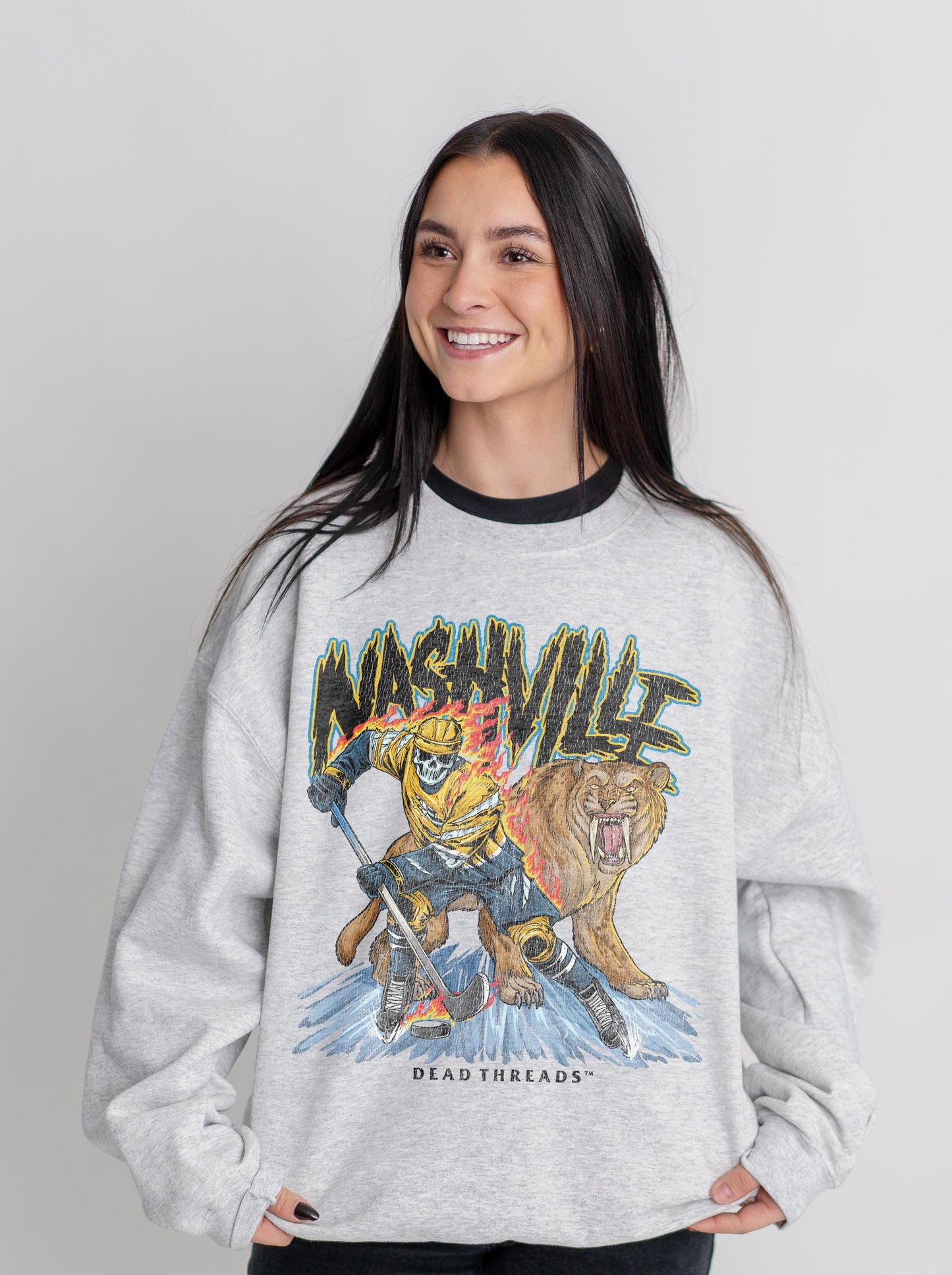 NASHVILLE HOCKEY CREWNECK SWEATSHIRT