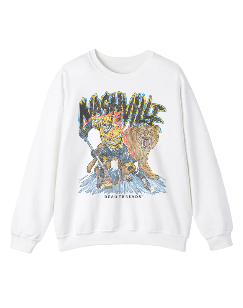 NASHVILLE HOCKEY CREWNECK SWEATSHIRT