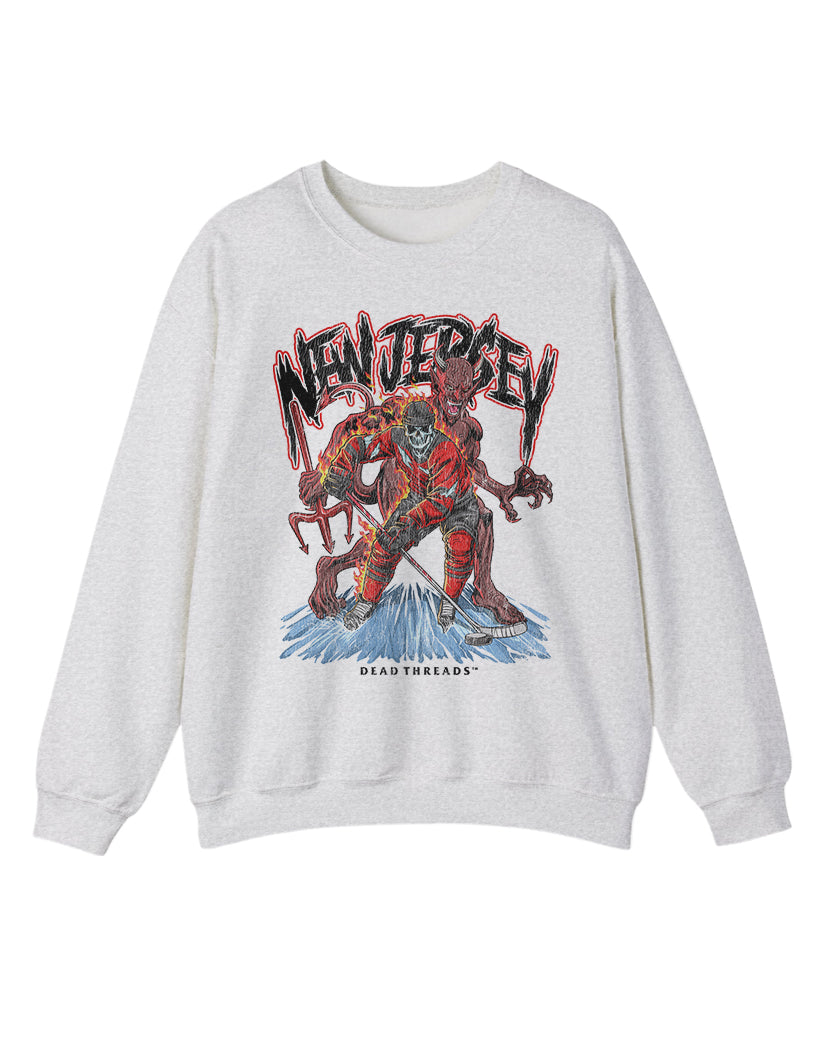 NEW JERSEY HOCKEY CREWNECK SWEATSHIRT