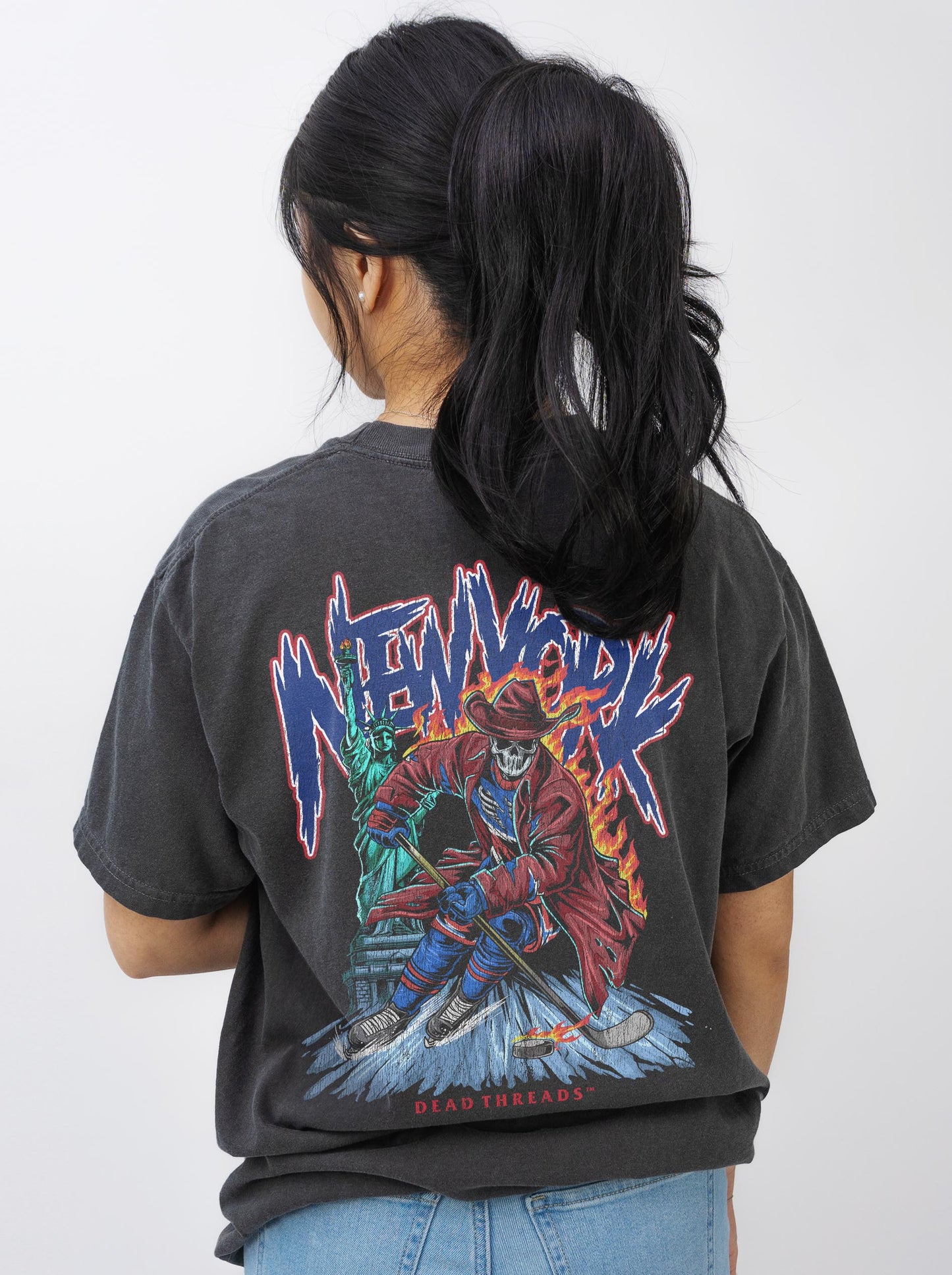 NEW YORK HOCKEY "THE RANGER" - “DT ESSENTIAL" PREMIUM T-SHIRT