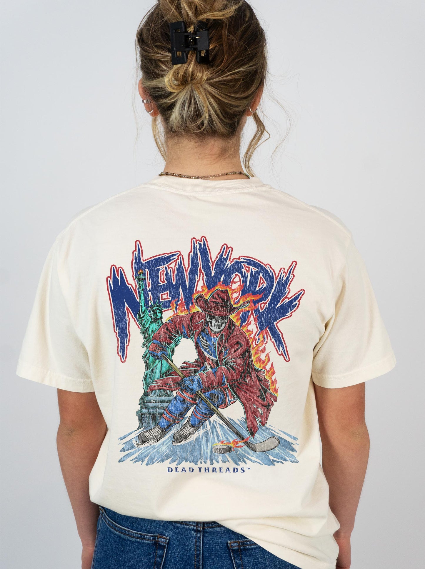 NEW YORK HOCKEY "THE RANGER" - “DT ESSENTIAL" PREMIUM T-SHIRT