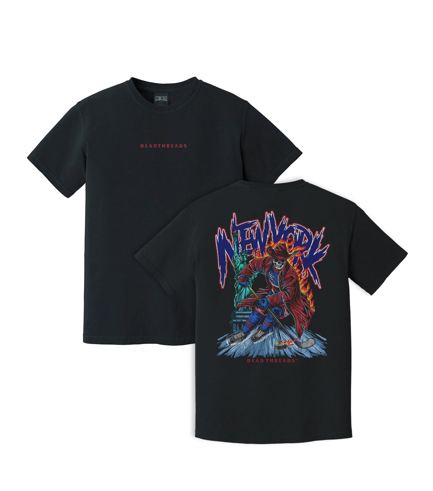 NEW YORK HOCKEY "THE RANGER" - “DT ESSENTIAL" PREMIUM T-SHIRT