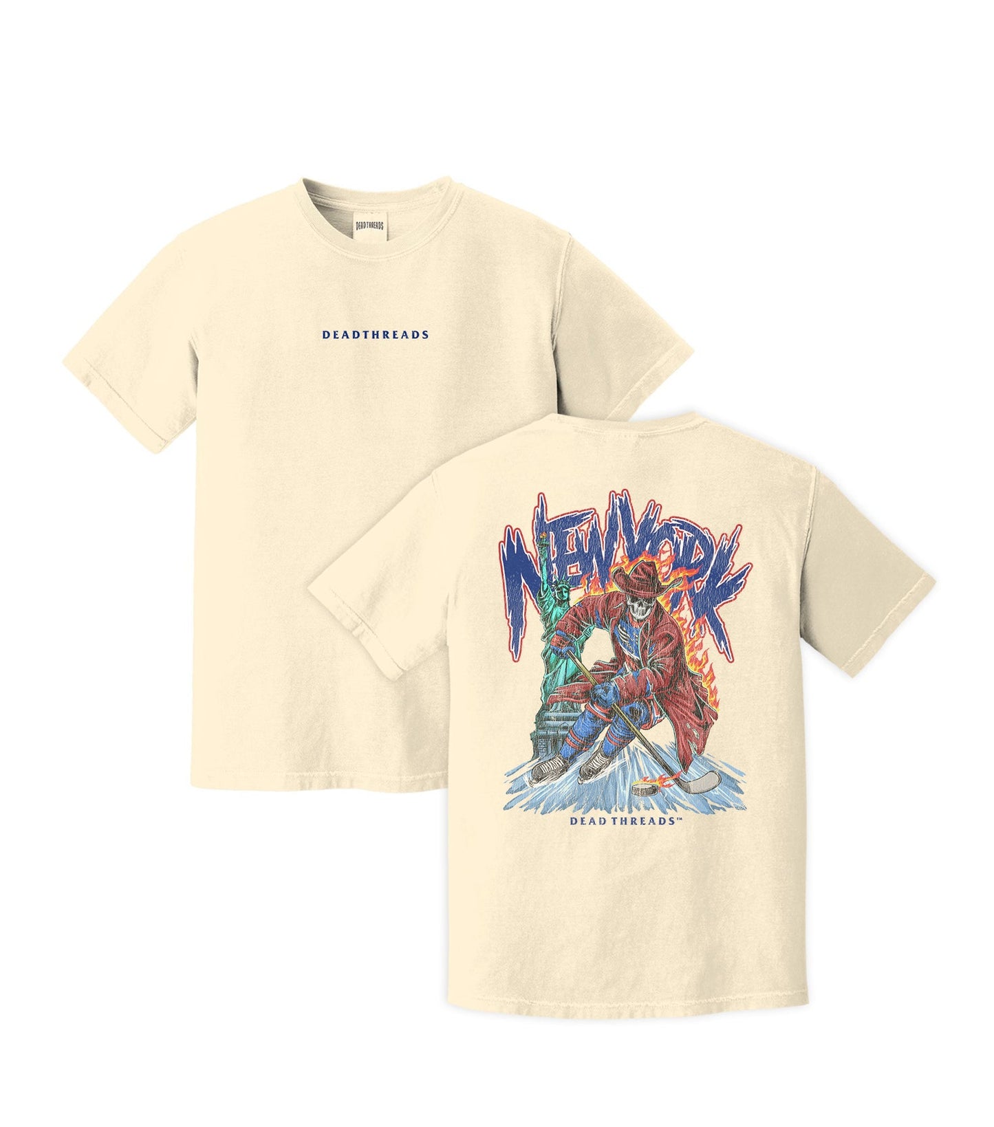 NEW YORK HOCKEY "THE RANGER" - “DT ESSENTIAL" PREMIUM T-SHIRT