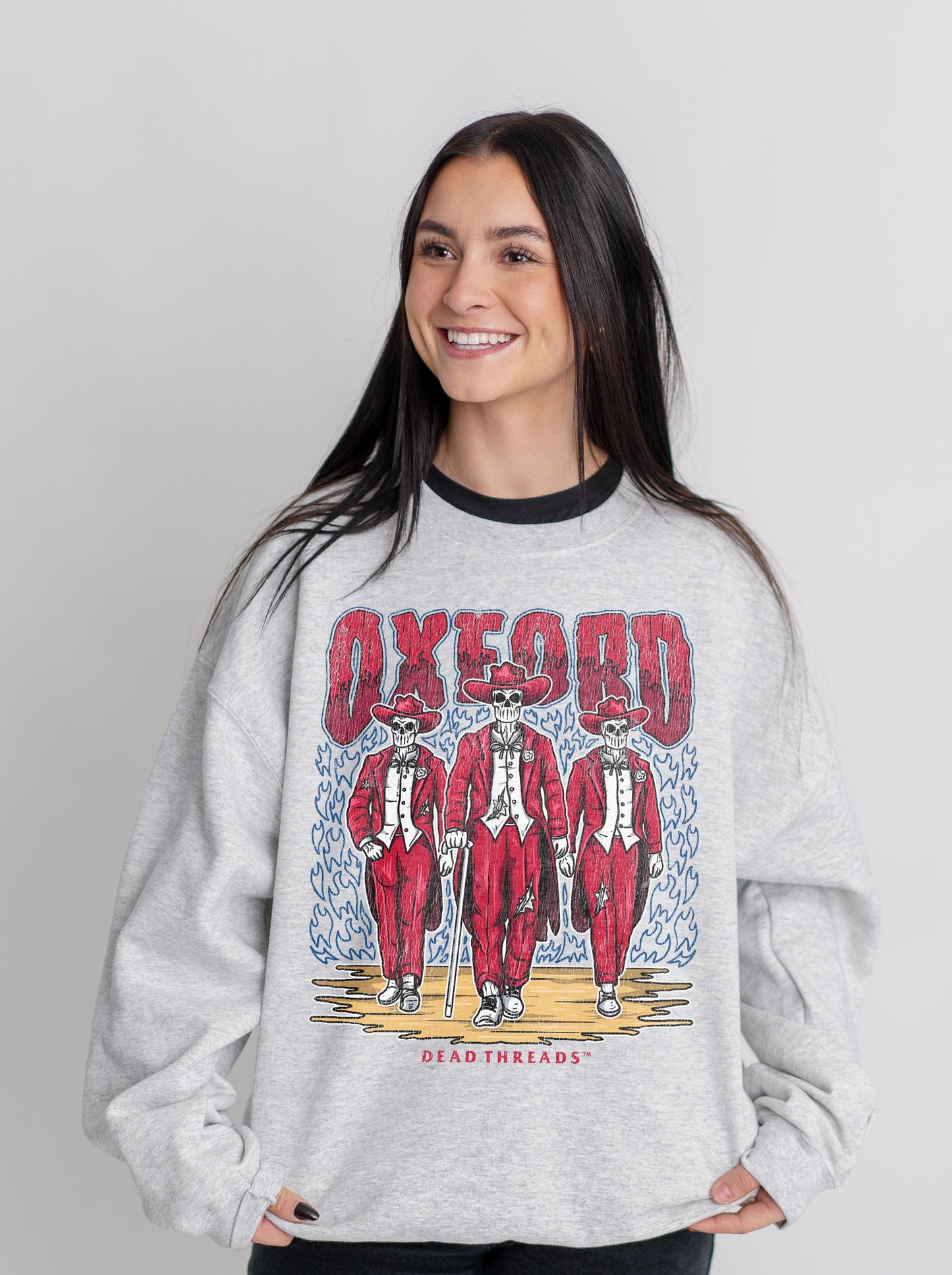 OXFORD CREWNECK SWEATSHIRT