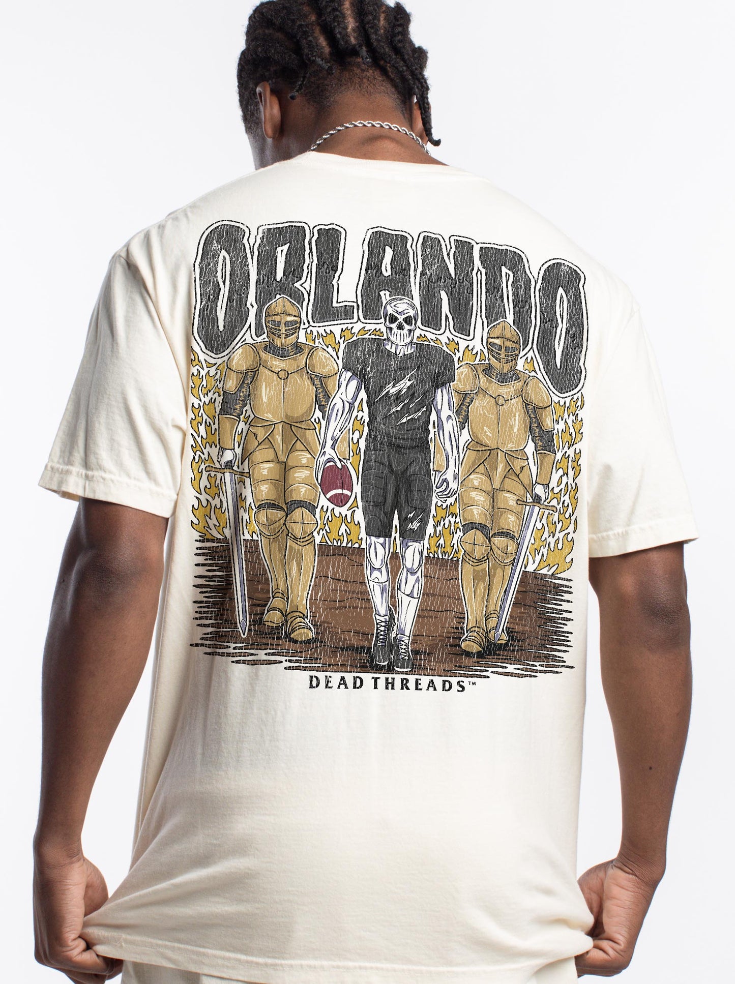 ORLANDO FOOTBALL - “3 SKULL” PREMIUM T-SHIRT