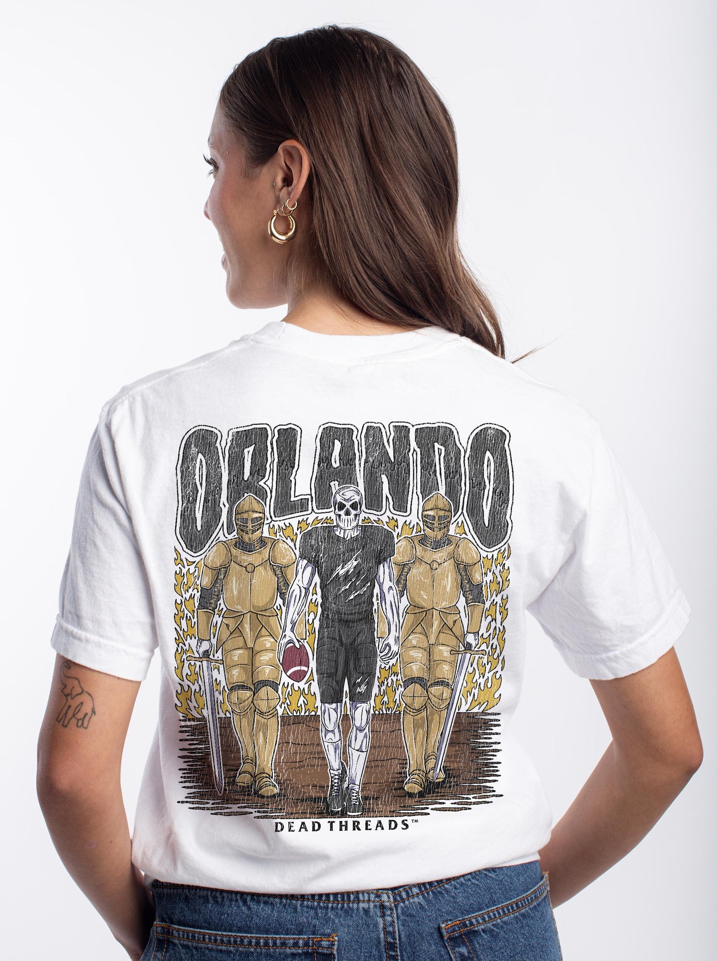 ORLANDO FOOTBALL - “3 SKULL” PREMIUM T-SHIRT