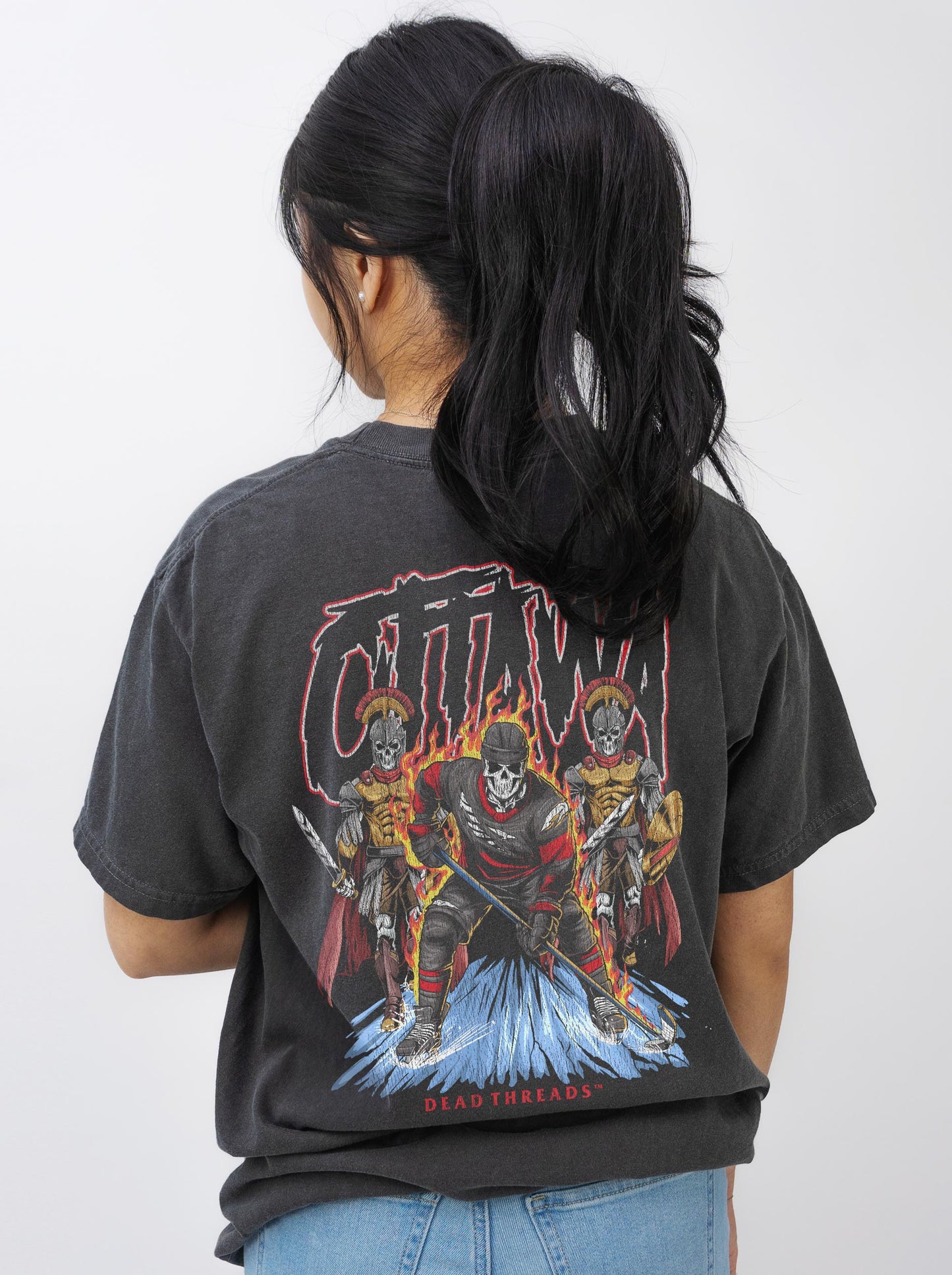 OTTAWA HOCKEY - “3 SKULL” PREMIUM T-SHIRT