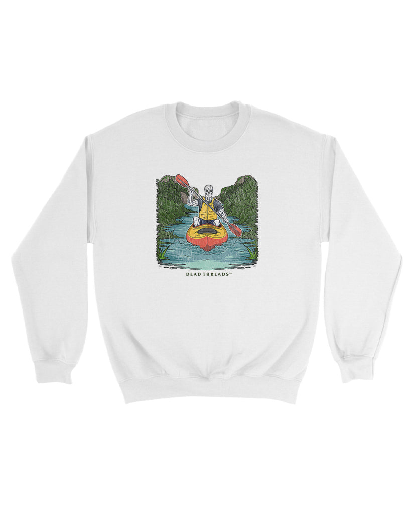 PADDLE OR PERISH KIDS CREWNECK SWEATSHIRT