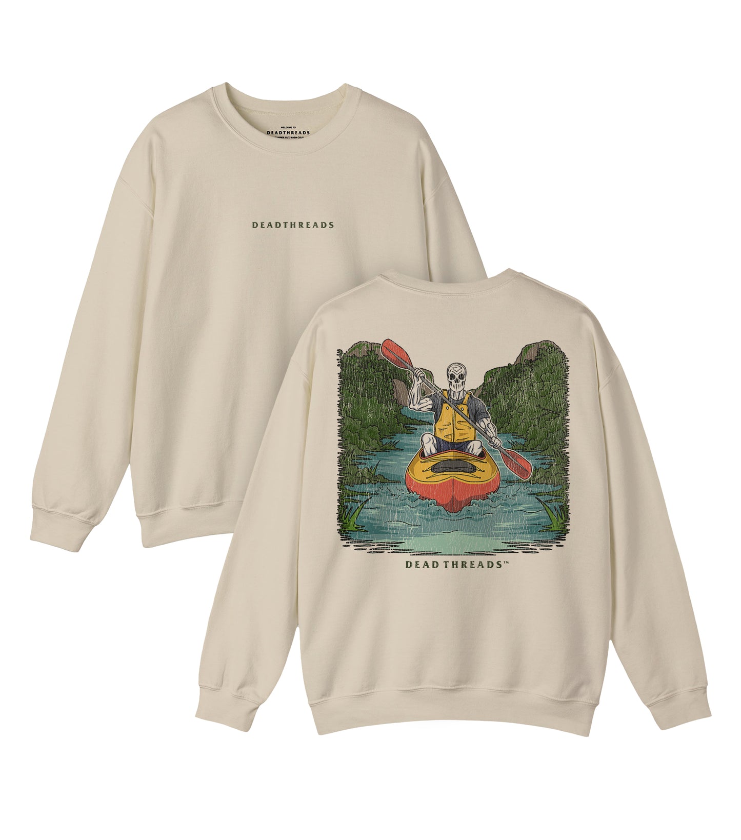 PADDLE OR PERISH - “DT ESSENTIAL" CREWNECK SWEATSHIRT