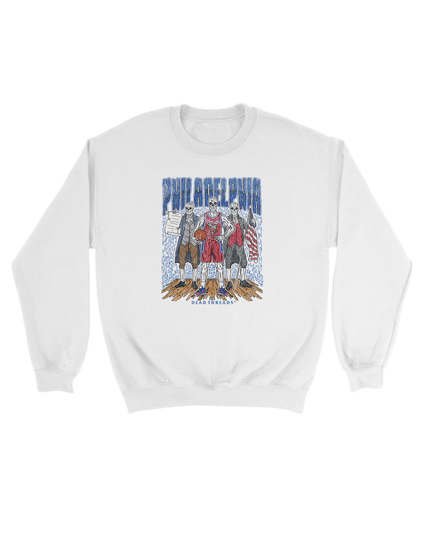 PHILADELPHIA BASKETBALL KIDS CREWNECK SWEATSHIRT