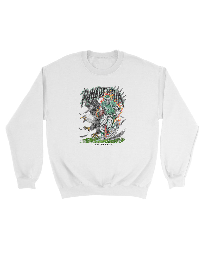 PHILADELPHIA FOOTBALL v2 KIDS CREWNECK SWEATSHIRT