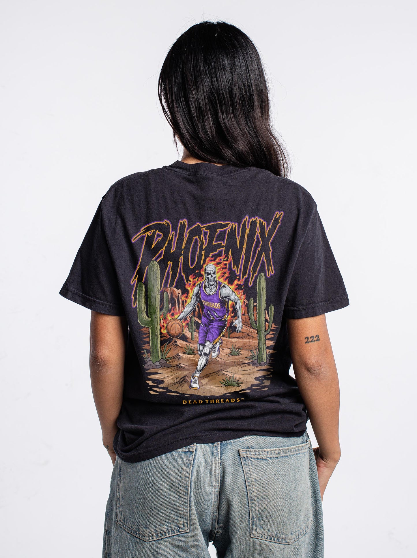 PHOENIX BASKETBALL - “3 SKULL” PREMIUM T-SHIRT