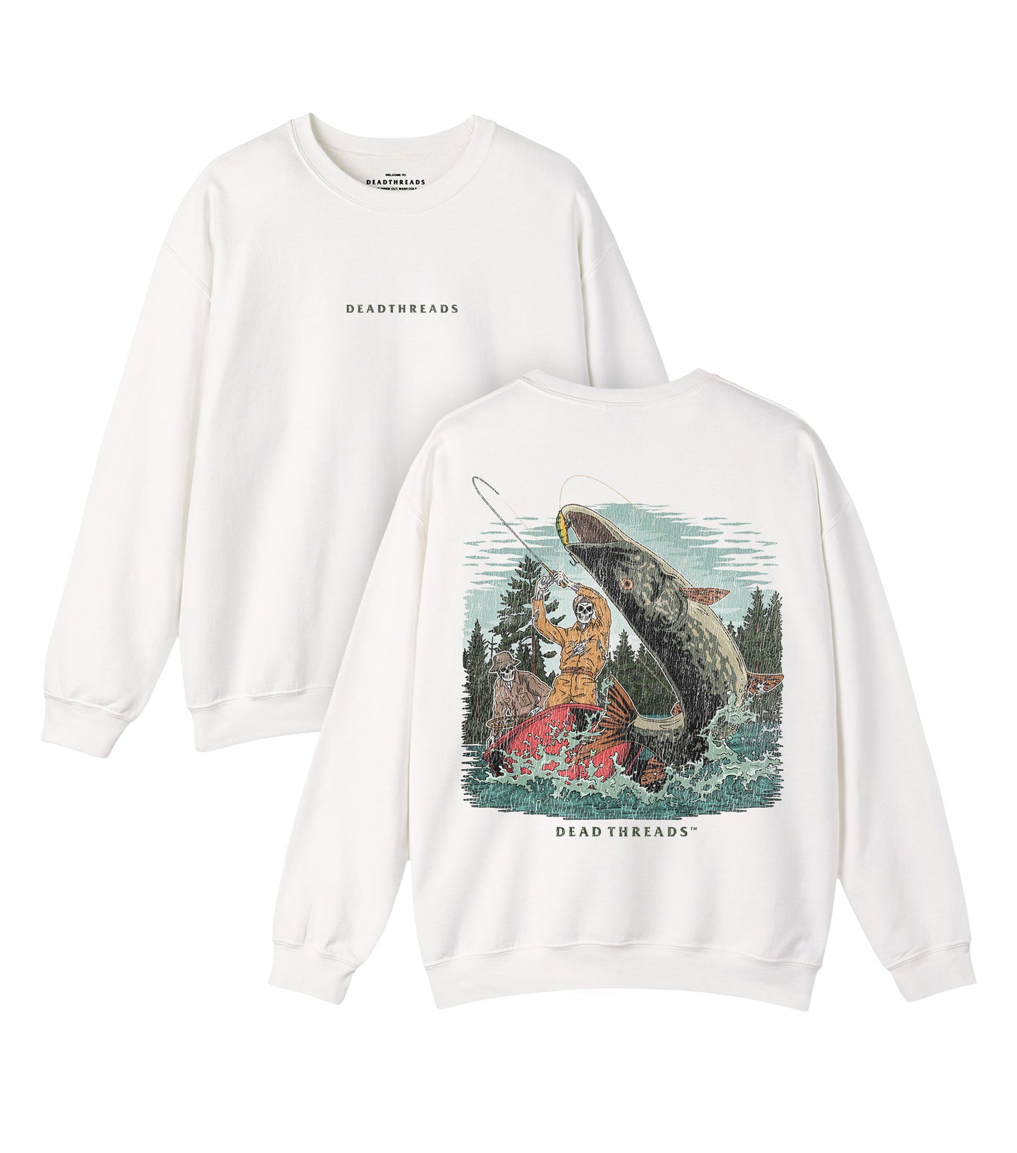 PIKE STRIKE - “DT ESSENTIAL" CREWNECK SWEATSHIRT