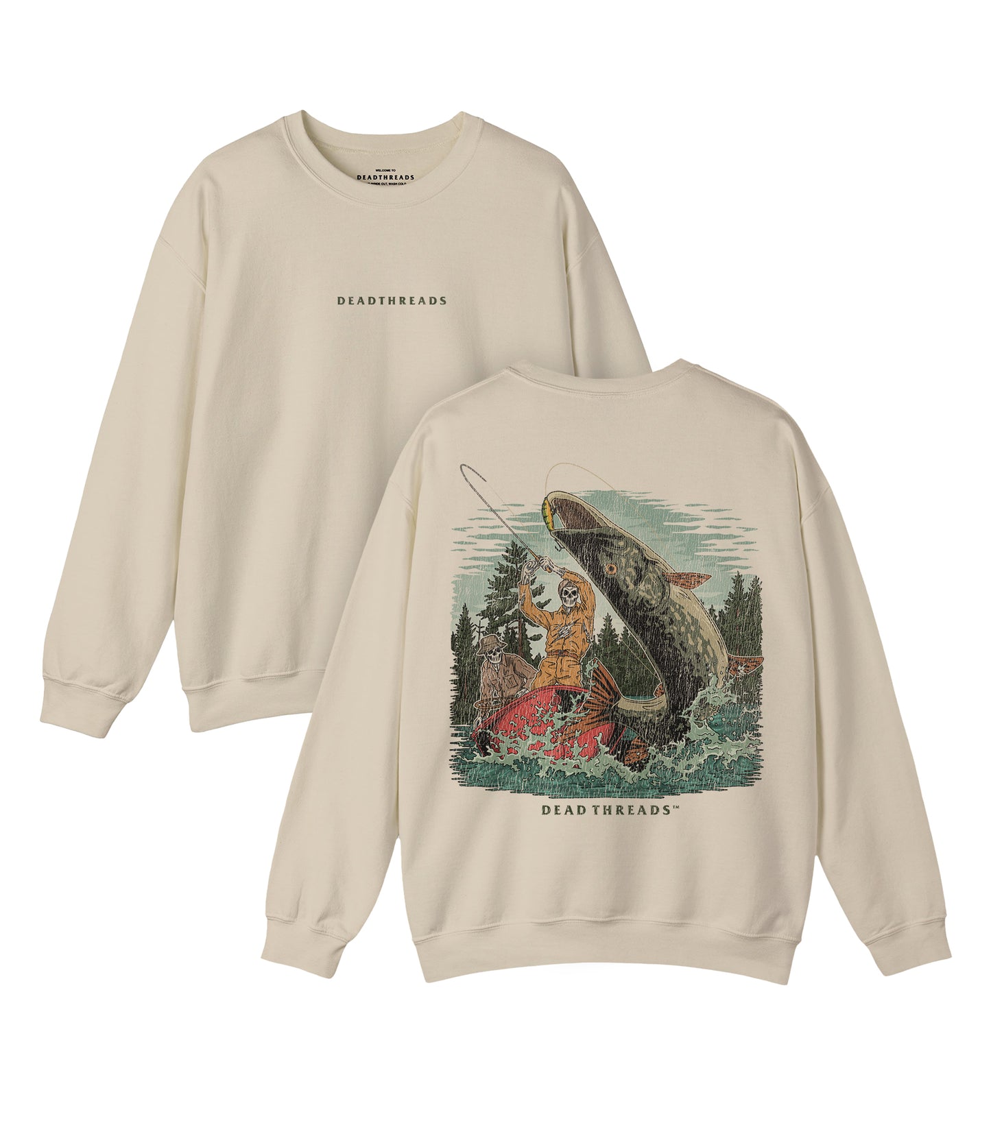 PIKE STRIKE - “DT ESSENTIAL" CREWNECK SWEATSHIRT