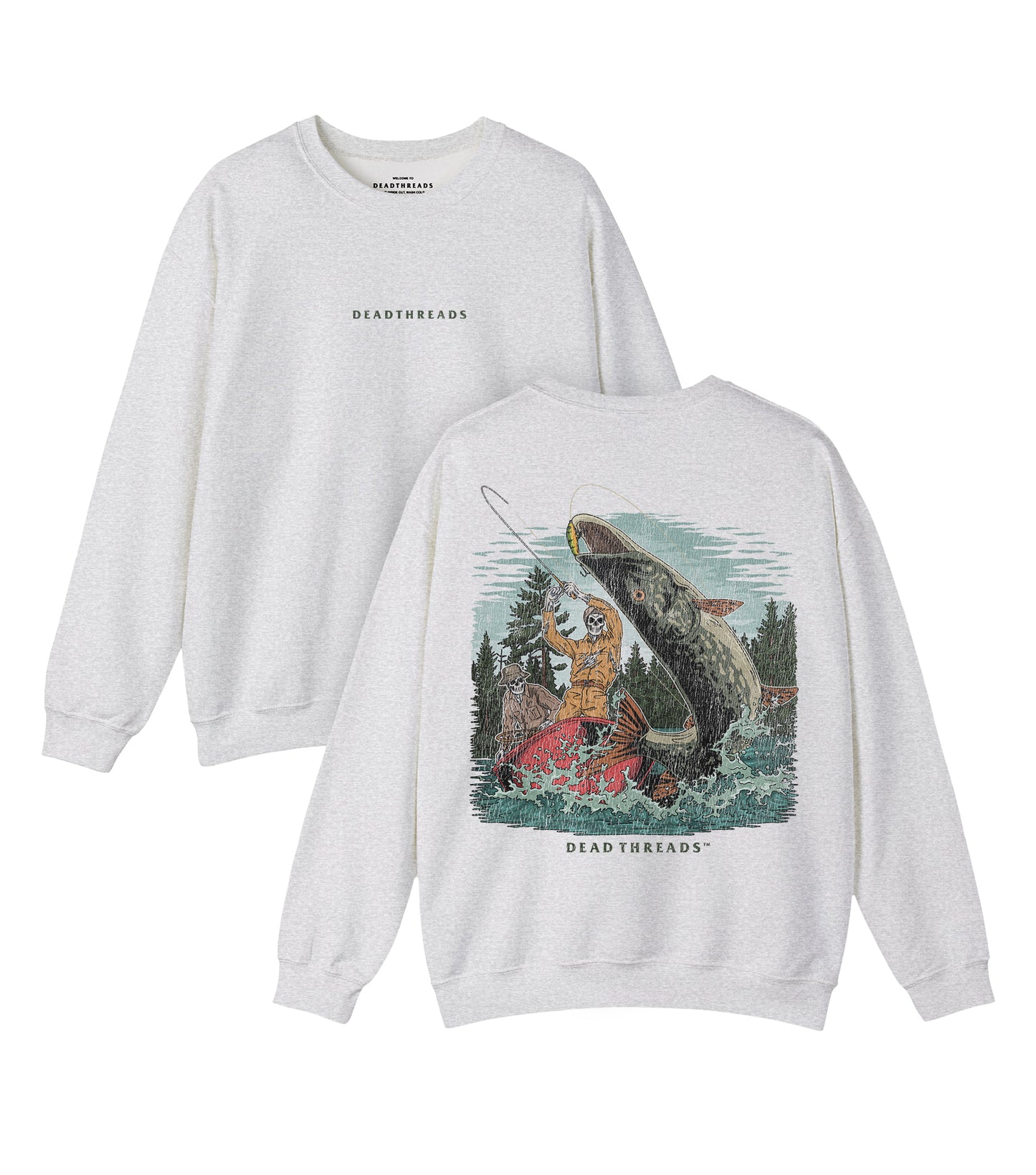 PIKE STRIKE - “DT ESSENTIAL" CREWNECK SWEATSHIRT