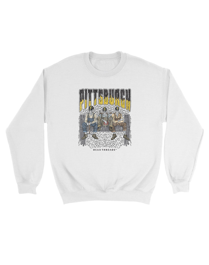 PITTSBURGH FOOTBALL v1 KIDS CREWNECK SWEATSHIRT