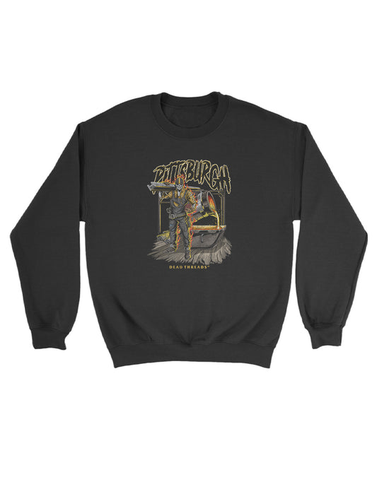 PITTSBURGH FOOTBALL v2 KIDS CREWNECK SWEATSHIRT