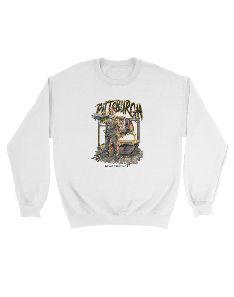 PITTSBURGH FOOTBALL v2 KIDS CREWNECK SWEATSHIRT