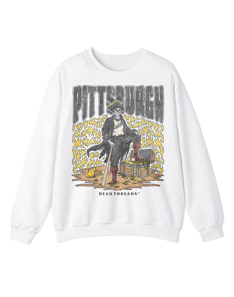 PITTSBURGH BASEBALL CREWNECK SWEATSHIRT