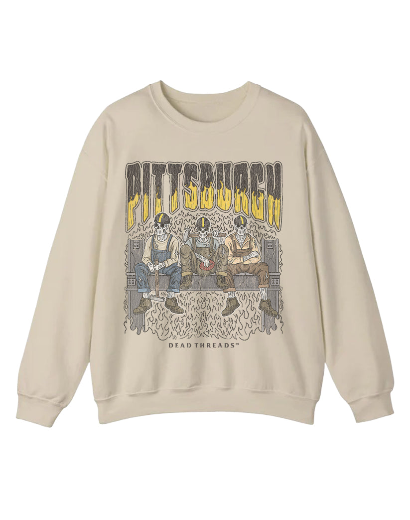 PITTSBURGH FOOTBALL CREWNECK SWEATSHIRT