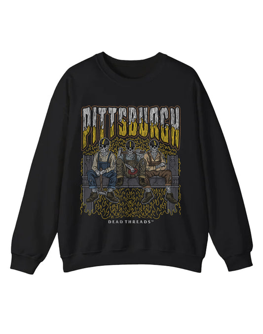 PITTSBURGH FOOTBALL CREWNECK SWEATSHIRT