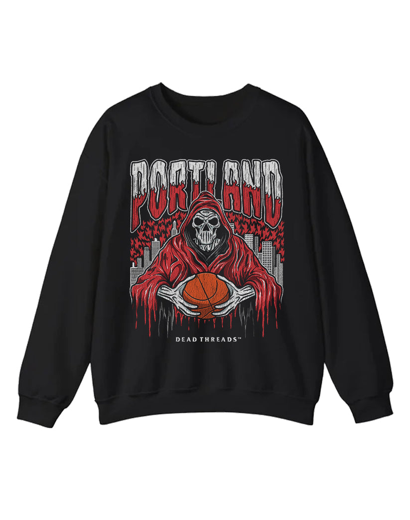 PORTLAND BASKETBALL CREWNECK SWEATSHIRT