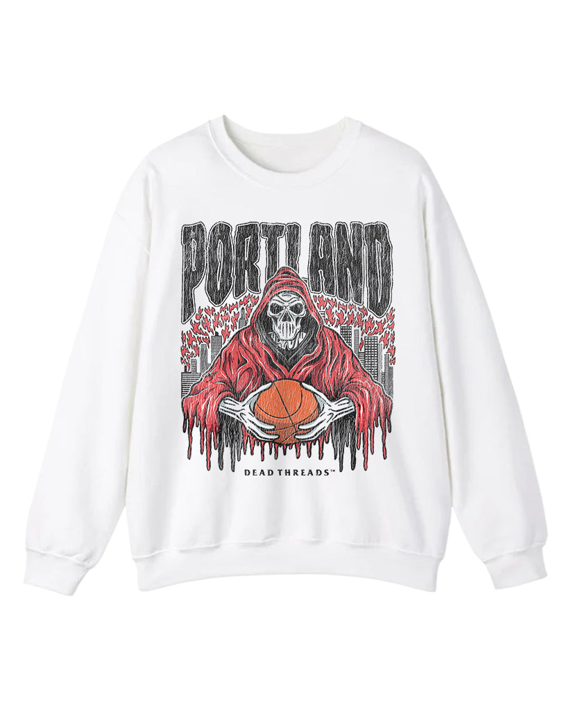 PORTLAND BASKETBALL CREWNECK SWEATSHIRT