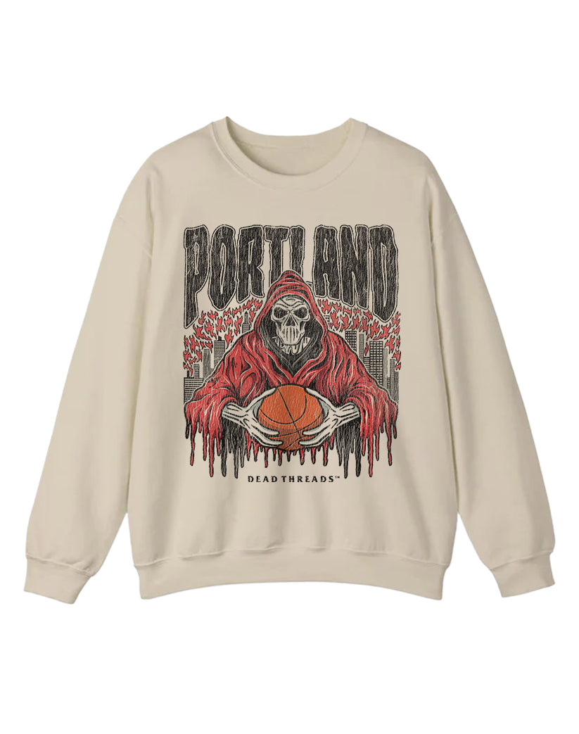 PORTLAND BASKETBALL CREWNECK SWEATSHIRT