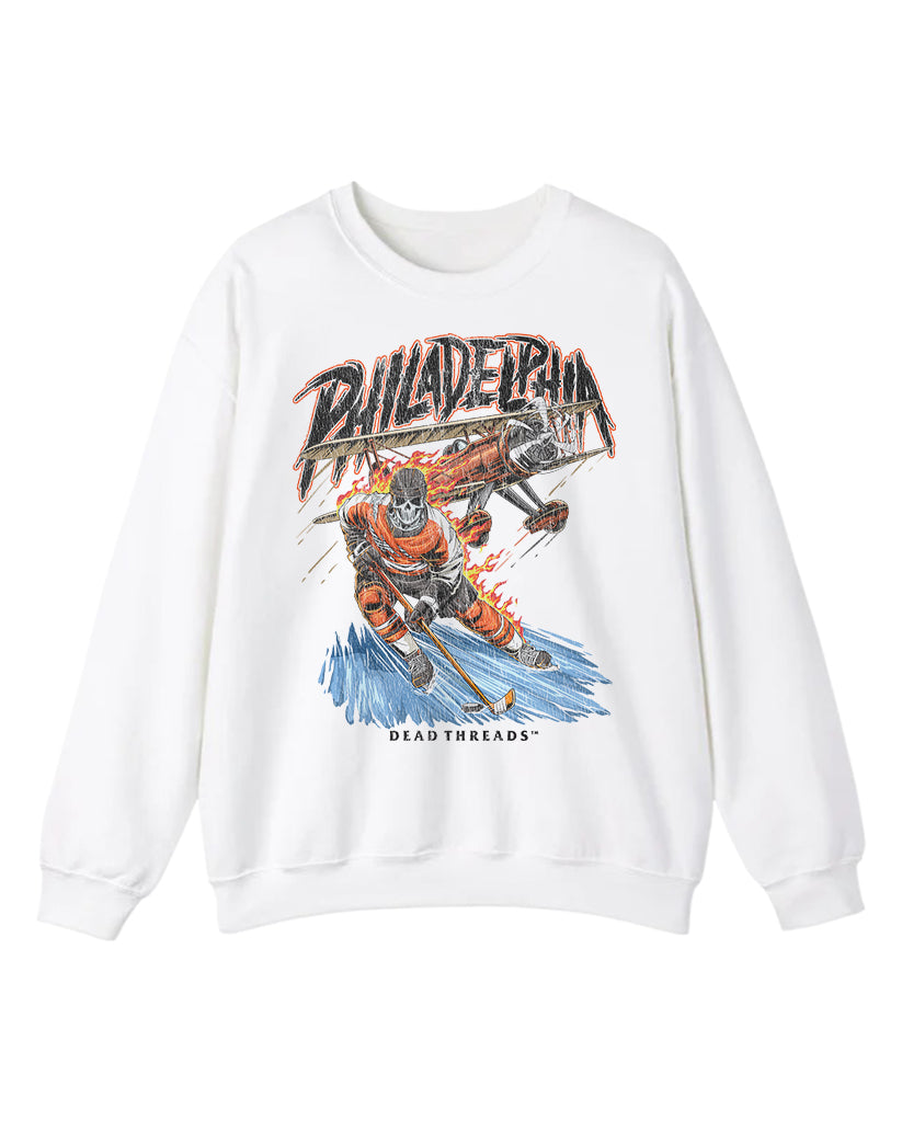 PHILADELPHIA HOCKEY CREWNECK SWEATSHIRT