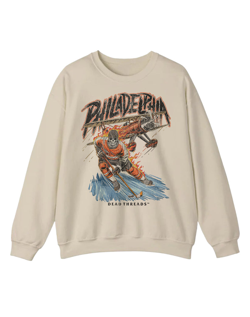 PHILADELPHIA HOCKEY CREWNECK SWEATSHIRT
