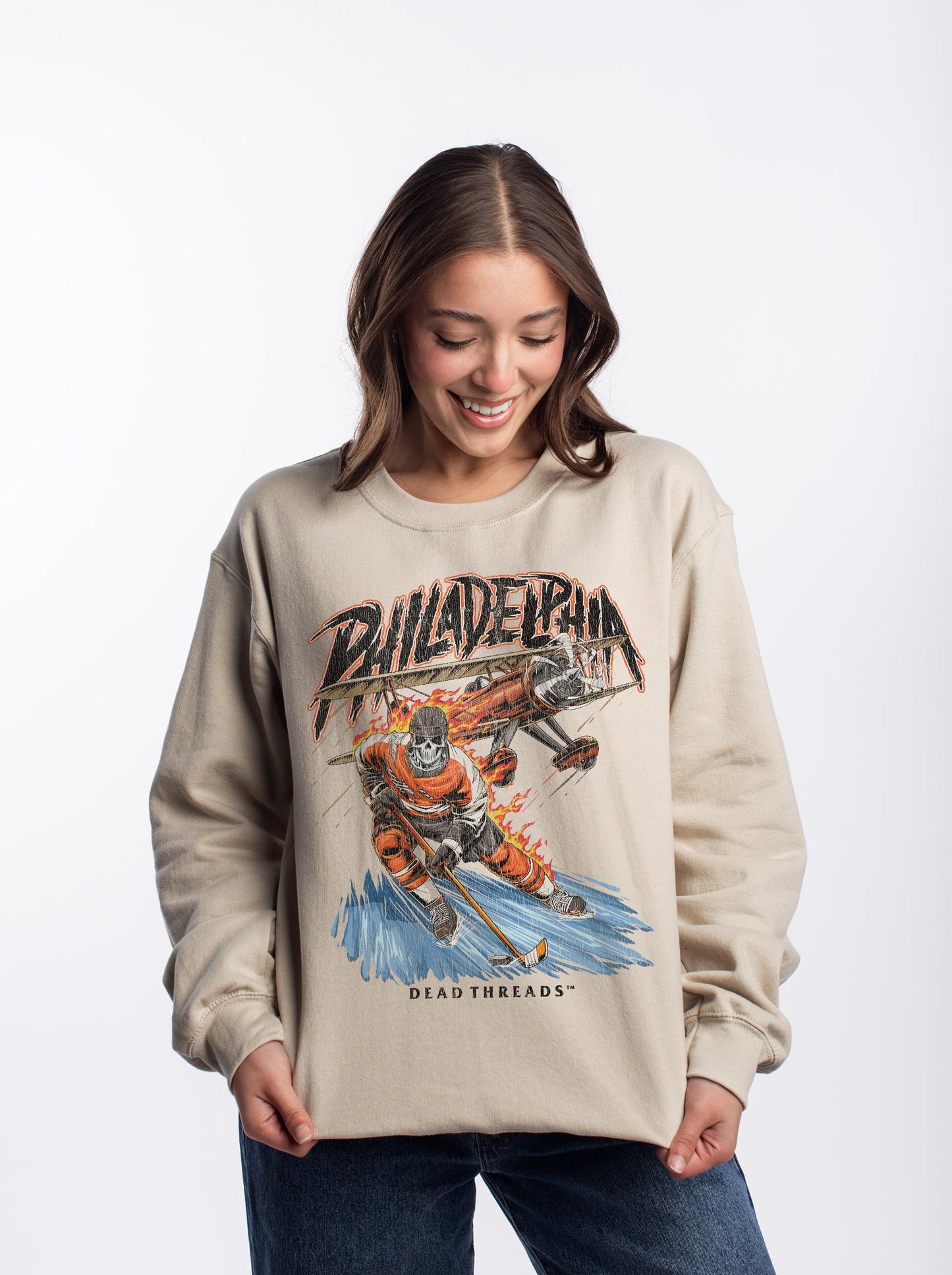 PHILADELPHIA HOCKEY CREWNECK SWEATSHIRT