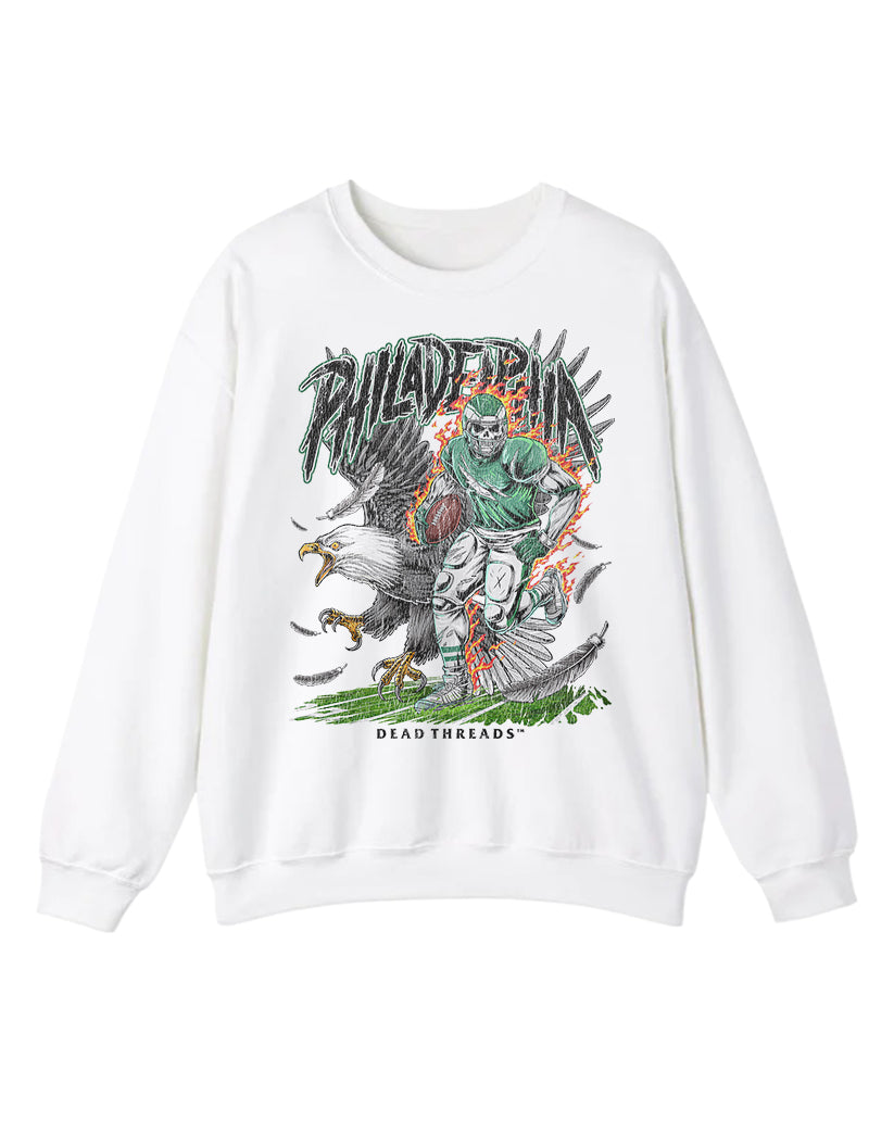 PHILADELPHIA FOOTBALL v2 CREWNECK SWEATSHIRT