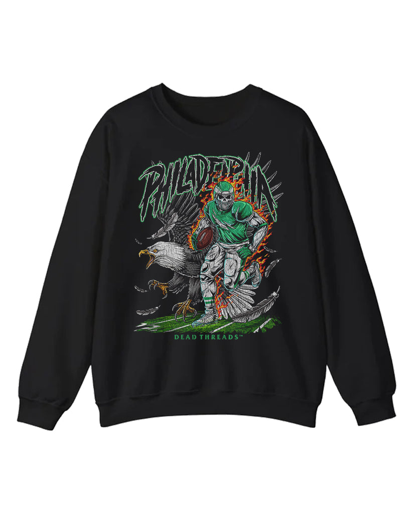 PHILADELPHIA FOOTBALL v2 CREWNECK SWEATSHIRT